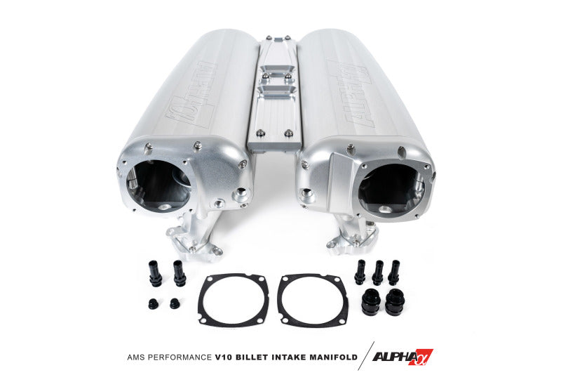 AMS Performance V10 Audi R8 / Lamborghini Huracan / Performante Billet Intake Manifold - CLR Anodize ALP.37.08.0001-1