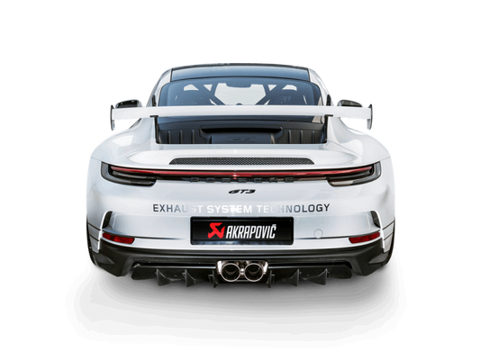 Akrapovic 21-22 Porsche 911 GT3 (992) Slip-On Race Line (Titanium) w/Titanium Tips S-PO/TI/23