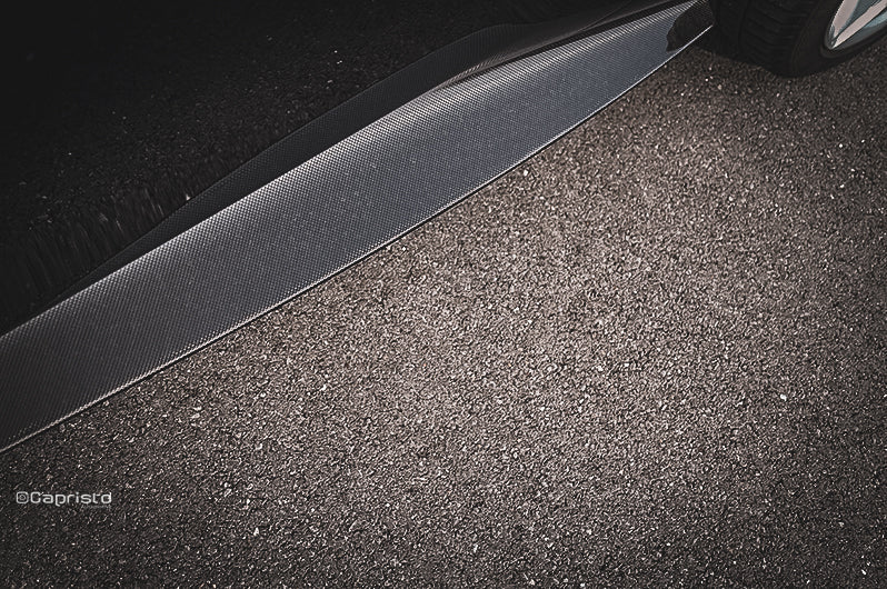 Ferrari Roma - Carbon Fiber Side Skirts (Large Fin)