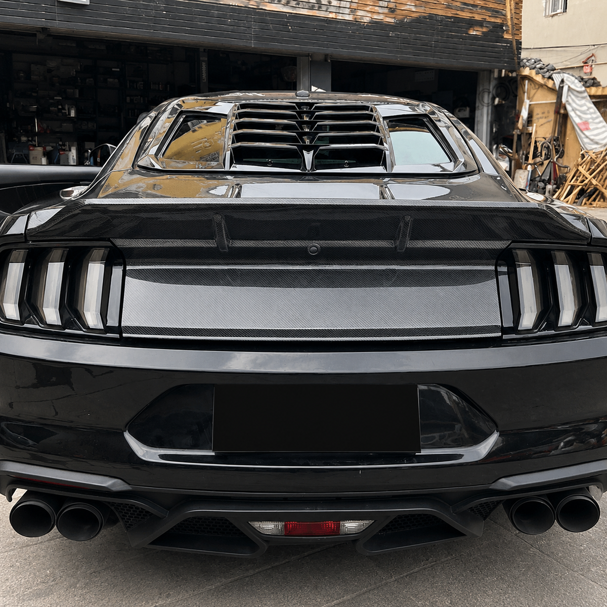 Dry Carbon Fiber Rear Trunk Lid for Ford Mustang GT