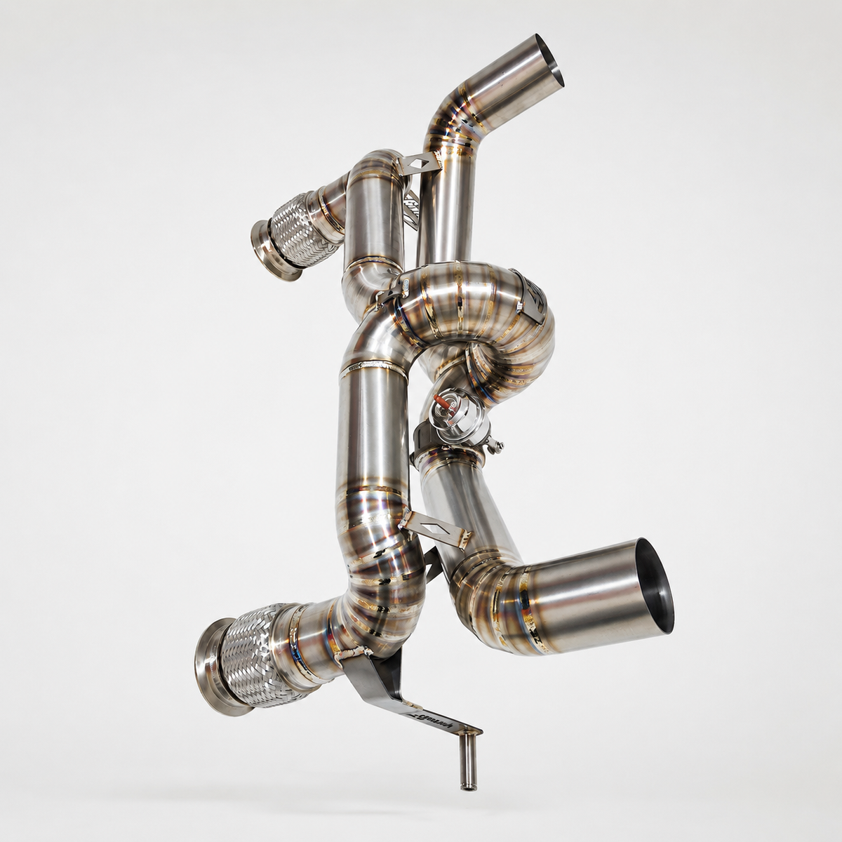 EVO Style Center Exhaust Conversion Kit for Lamborghini Huracan LP580 LP610 5.2L