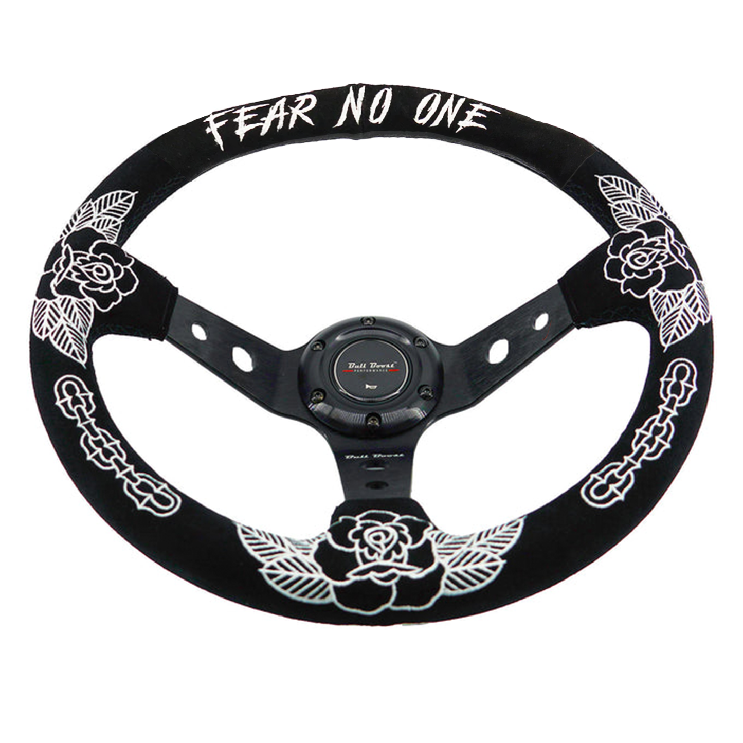 BW Rose Steering Wheel + Hub Adapter Kit For 96-06 Civic Prelude, S2000, Accord, RSX