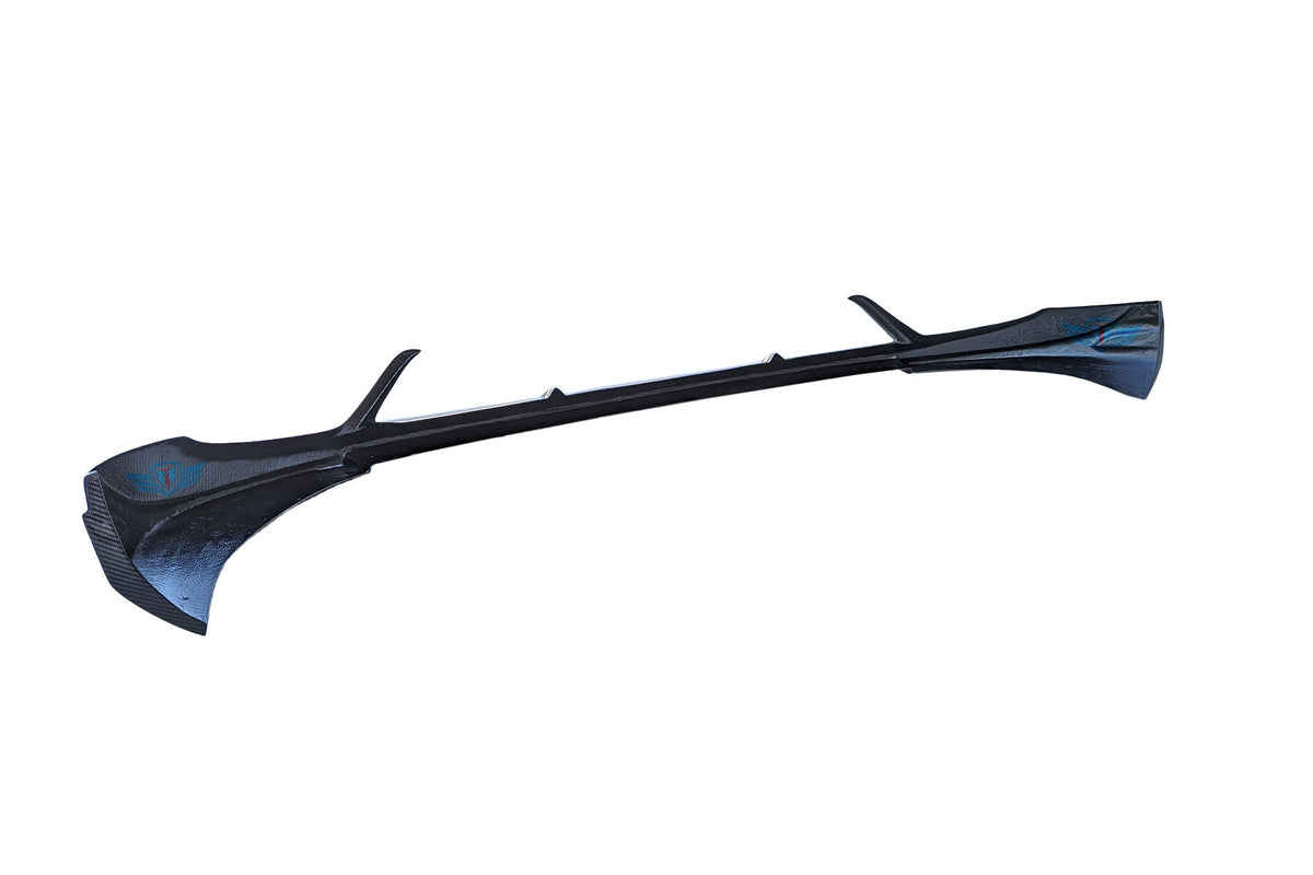 Tesla Model Y Genuine Carbon Fiber SHX Front Lip | FYBR Aerodynamics