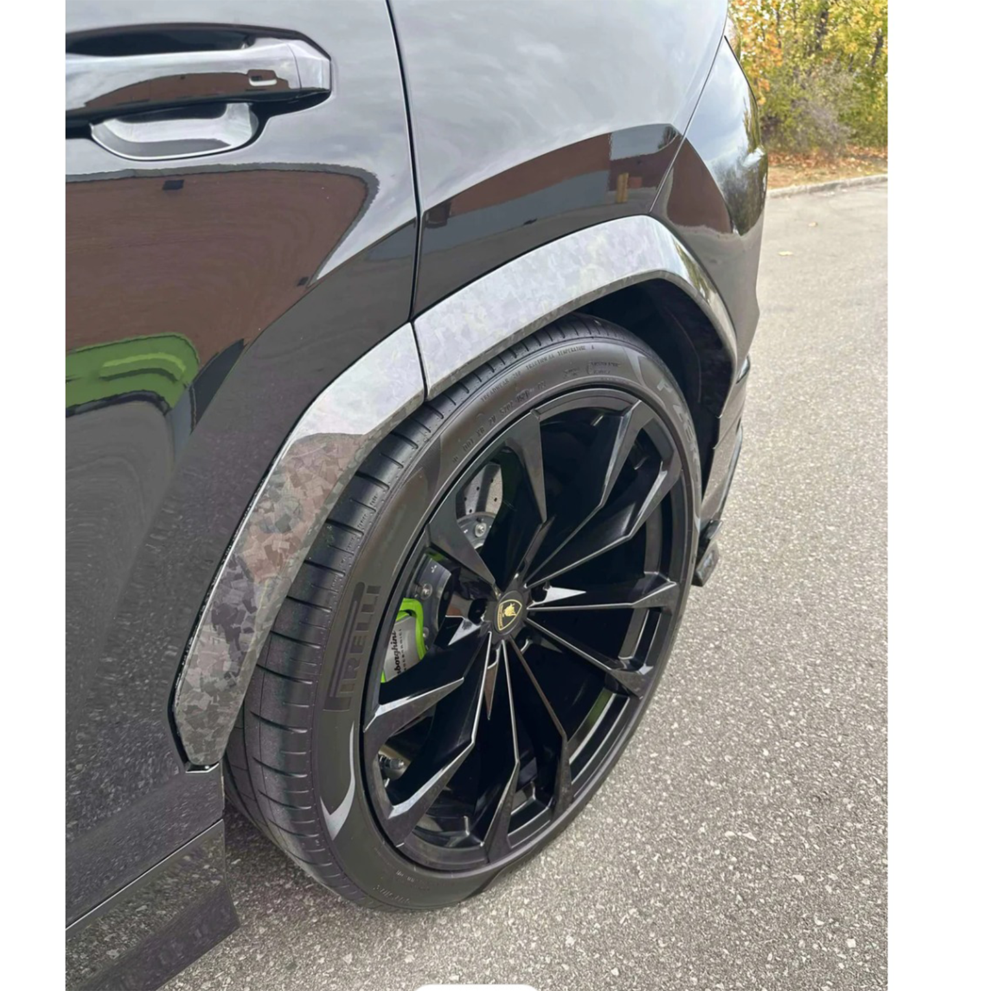 Dry Carbon Fiber Fender Flare Trim for Lamborghini Urus