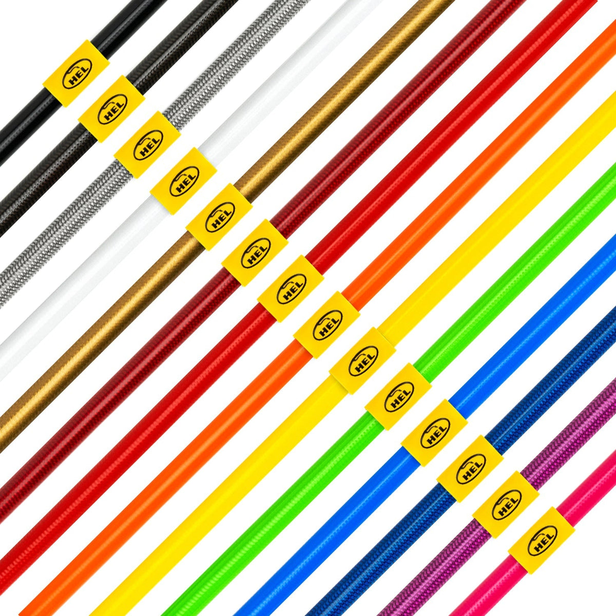 HEL Performance Brake Lines for Alfa Romeo 155 2.5TD Import / Non-ABS 1996-1997, Stainless Steel Braided