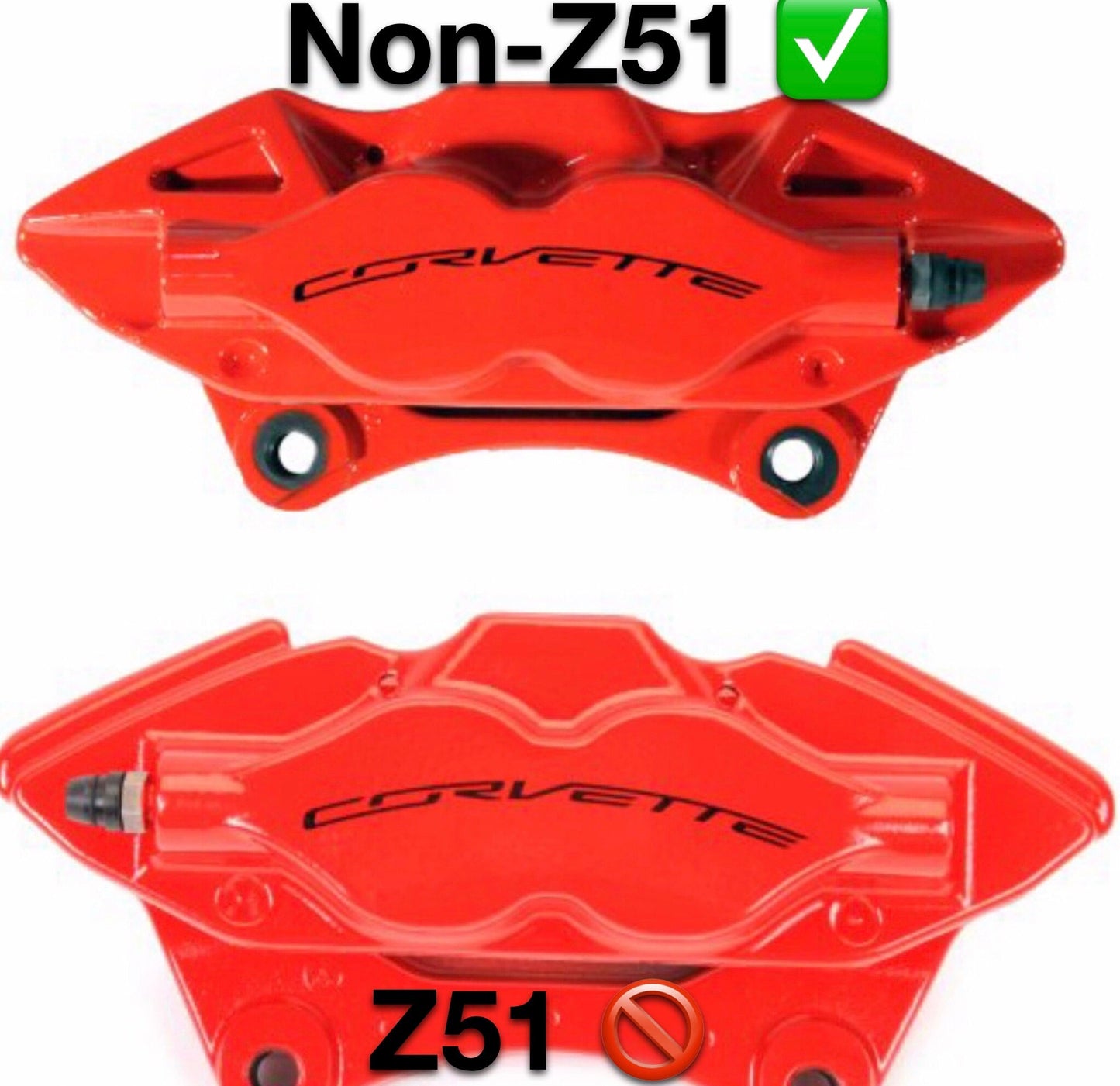 GM Truck/SUV 4 Piston C7 Rear Big Brake Bracket Kit