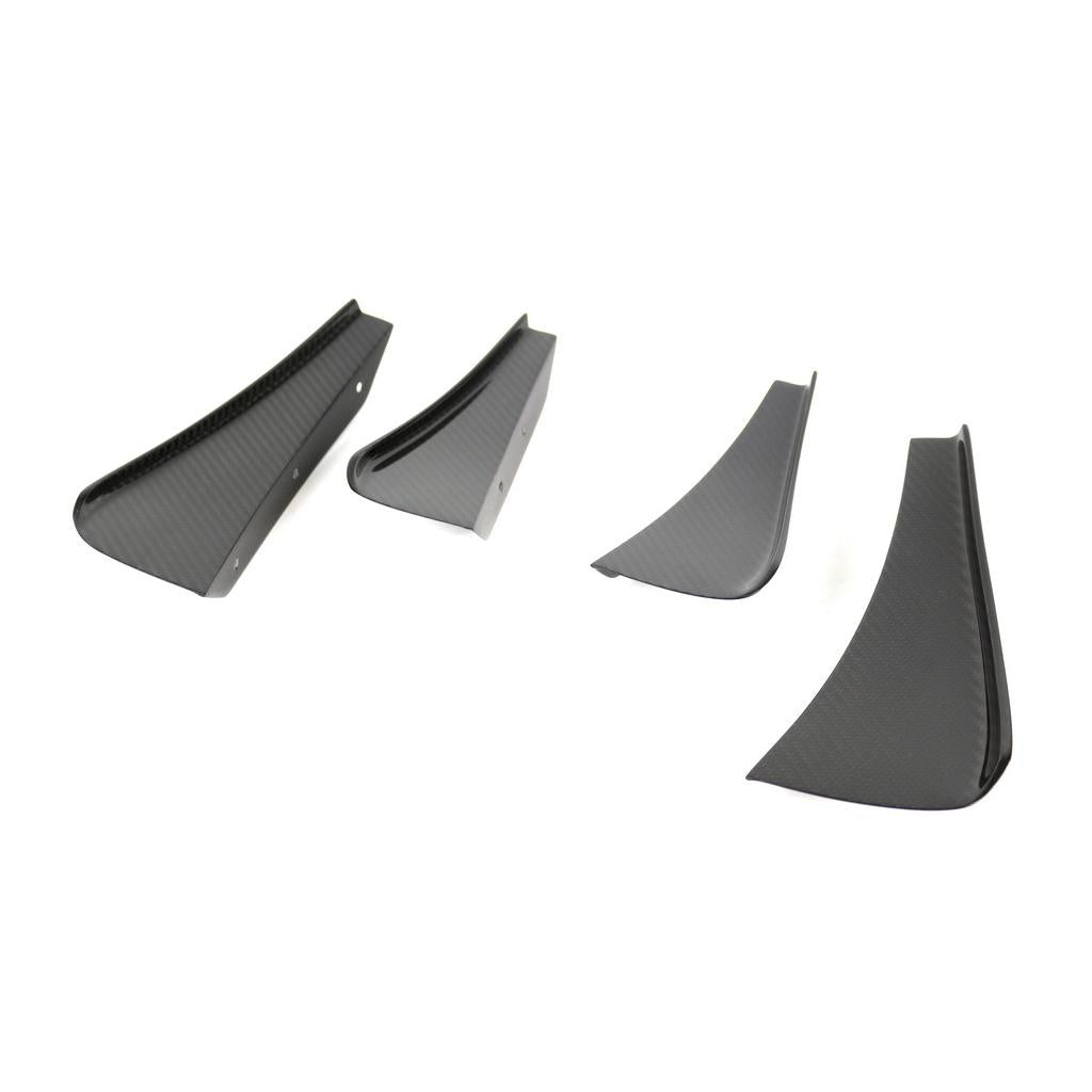 Dodge Viper Coupe Carbon Fiber Front Bumper Canards 2013-2017