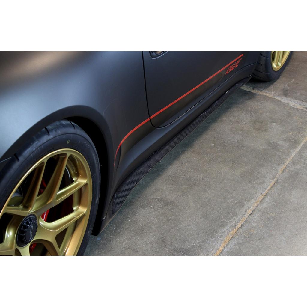 Carbon Fiber Porsche 991 GT3 Side Rocker Extensions/ Side Skirt 2013-19