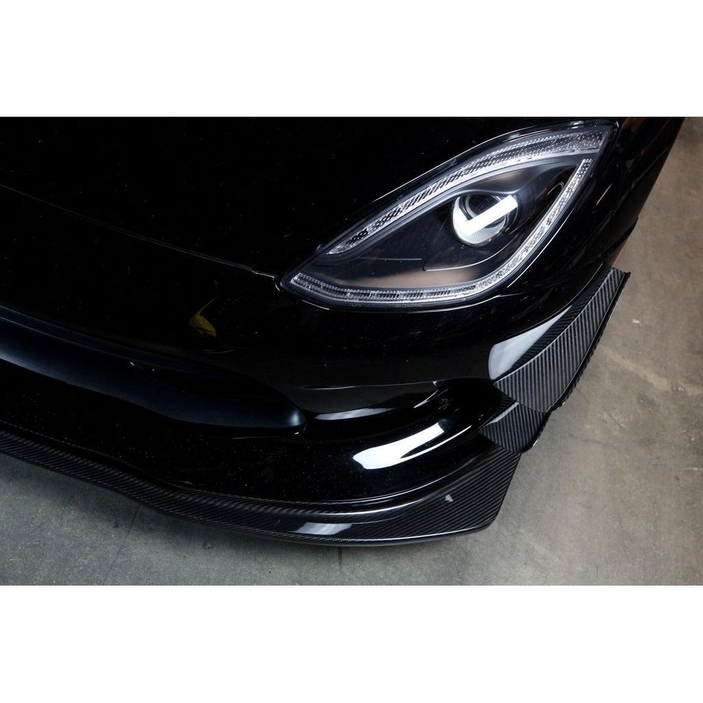 Dodge Viper Coupe Carbon Fiber Front Bumper Canards 2013-2017