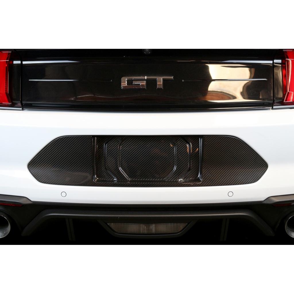 Carbon Fiber Ford Mustang License Plate Backing 2018-2023