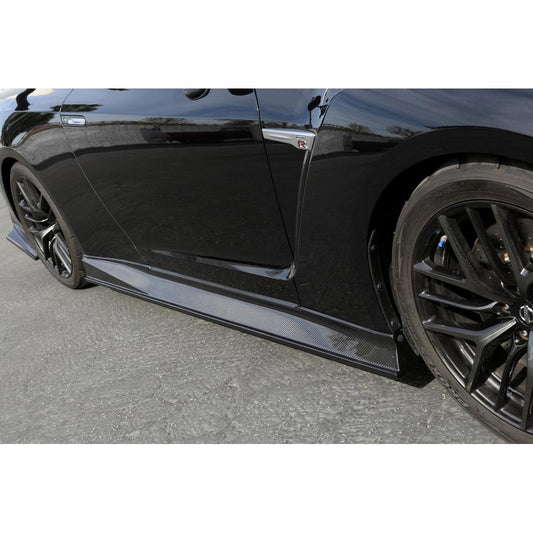 Carbon Fiber Nissan GTR R35 Side Rocker Extensions/ Side Skirt 2017-2022