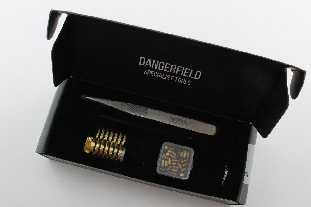 Practice Lock - Dangerfield Infinitus Repinnable Cutaway & Tweezers