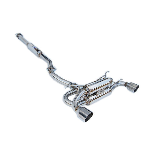 Invidia 13-22 BRZ / 13-16 FRS/ 17-21 GT86 / 2022 GR86 Gemini R400 Dual Stainless Steel Tip Exhaust | HS12SST7GM1SS