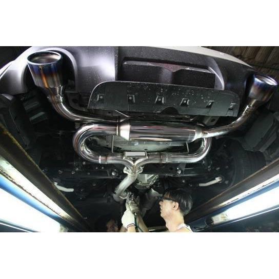 Invidia 13-22 BRZ / 13-16 FRS/ 17-21 GT86 / 2022 GR86 Gemini R400 Dual Titanium Tip Exhaust | HS12SST7GM1ST