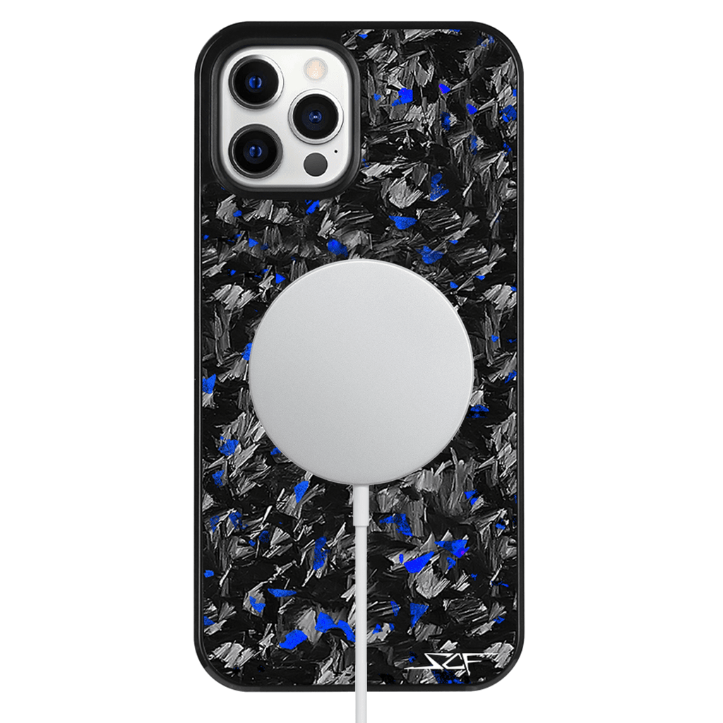 iPhone | Blue Flake Forged Carbon Fiber Case | CLASSIC Series