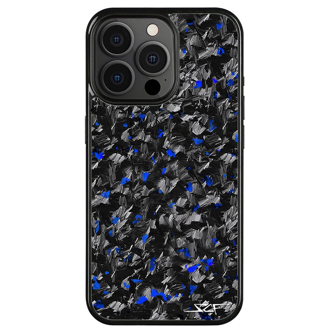 iPhone | Blue Flake Forged Carbon Fiber Case | CLASSIC Series