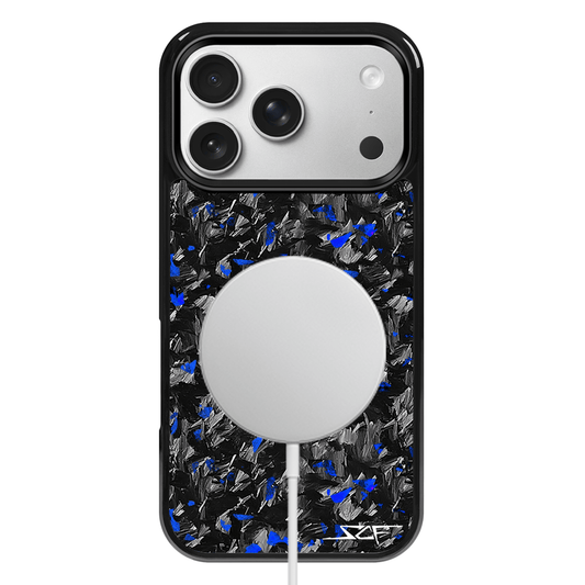 iPhone | Blue Flake Forged Carbon Fiber Case | CLASSIC Series