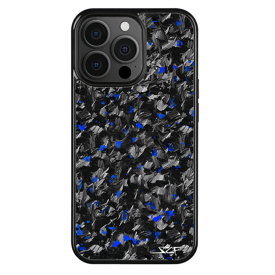 iPhone | Blue Flake Forged Carbon Fiber Case | CLASSIC Series