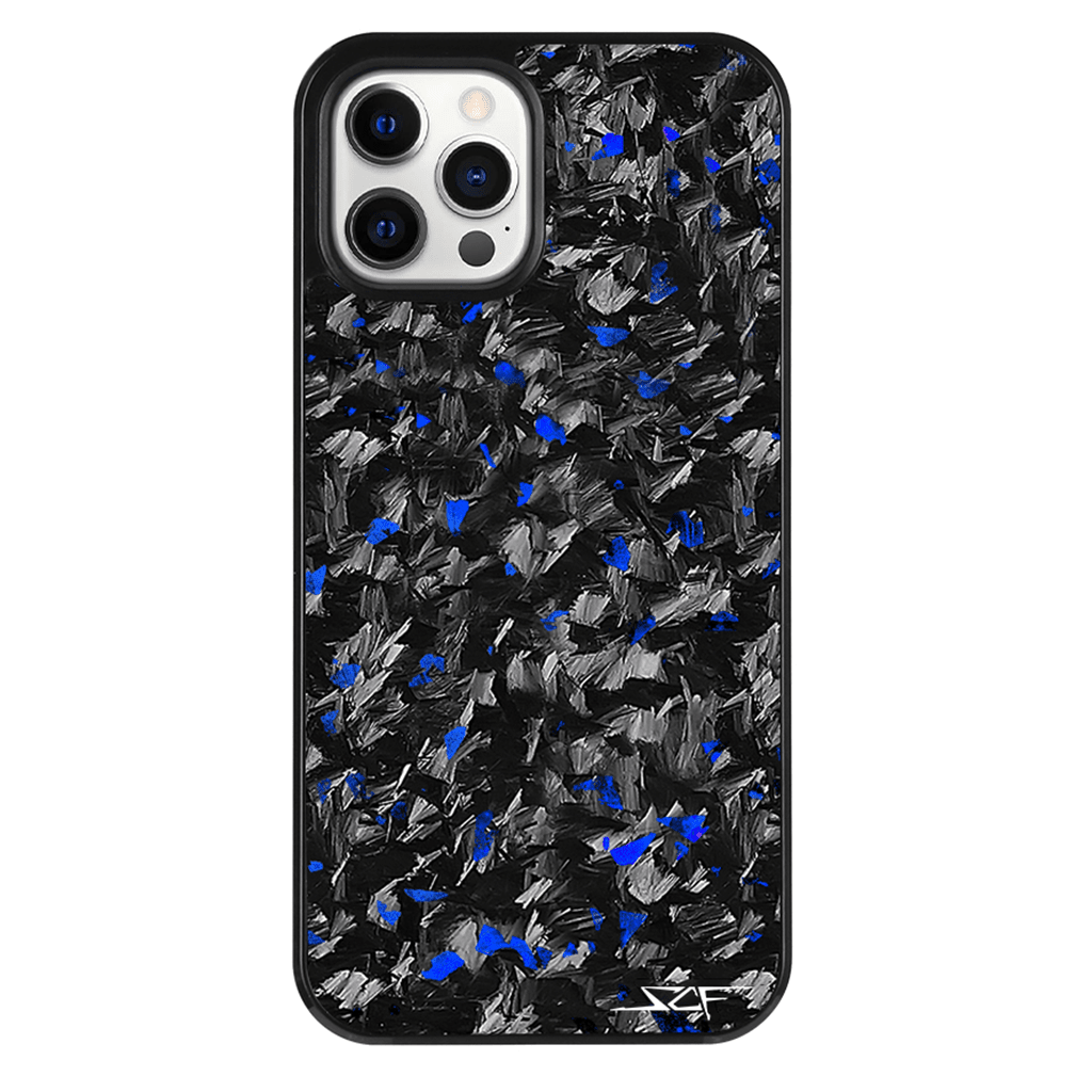 iPhone | Blue Flake Forged Carbon Fiber Case | CLASSIC Series