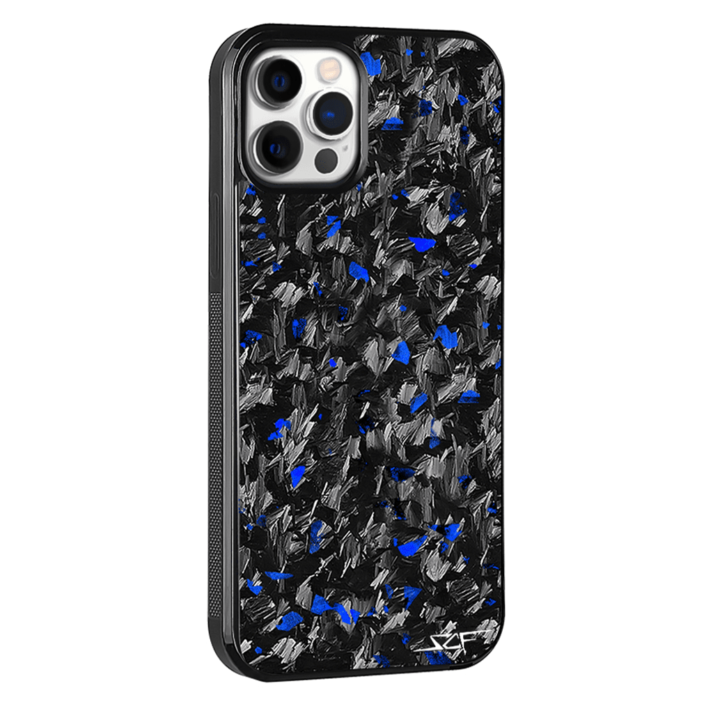 iPhone | Blue Flake Forged Carbon Fiber Case | CLASSIC Series