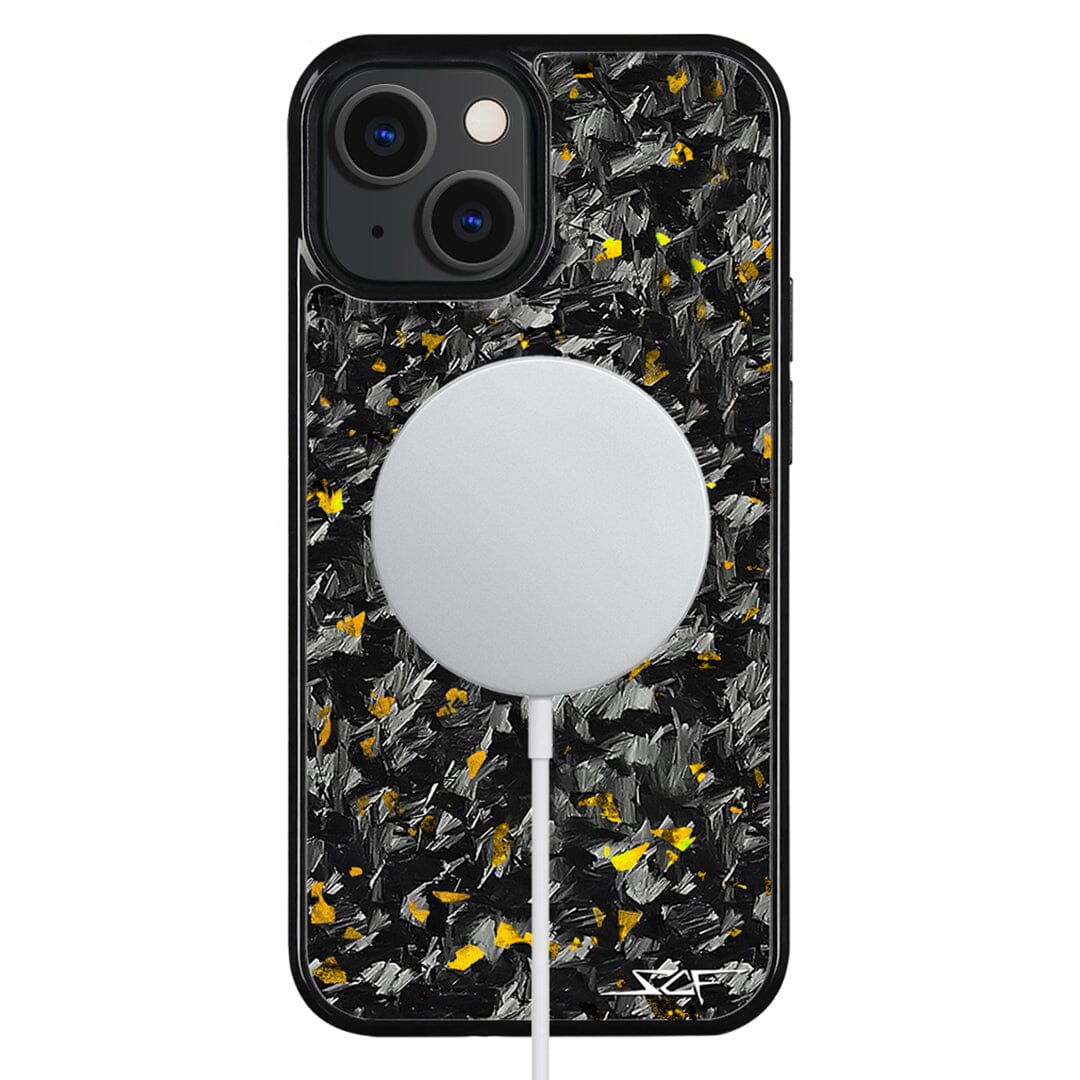 iPhone | Gold Flake Forged Carbon Fiber Case | CLASSIC Series