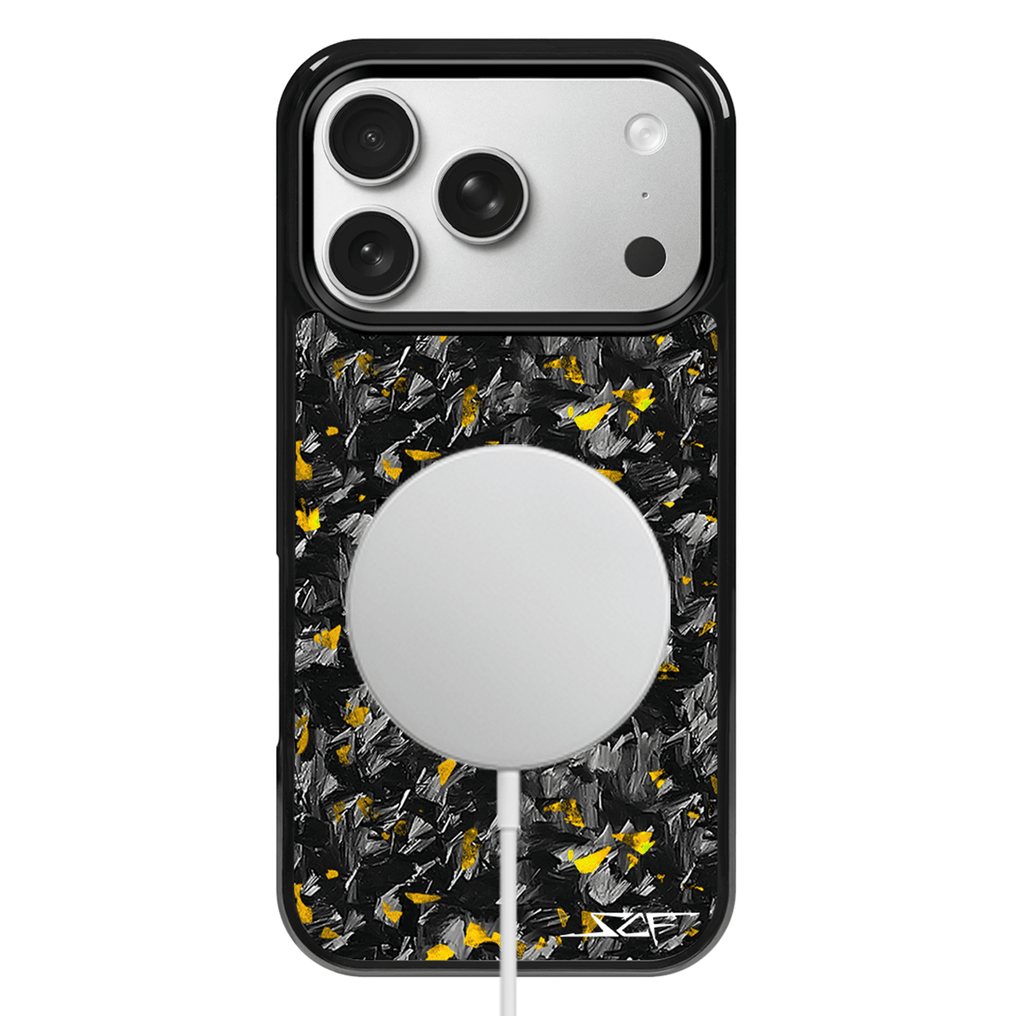 iPhone | Gold Flake Forged Carbon Fiber Case | CLASSIC Series