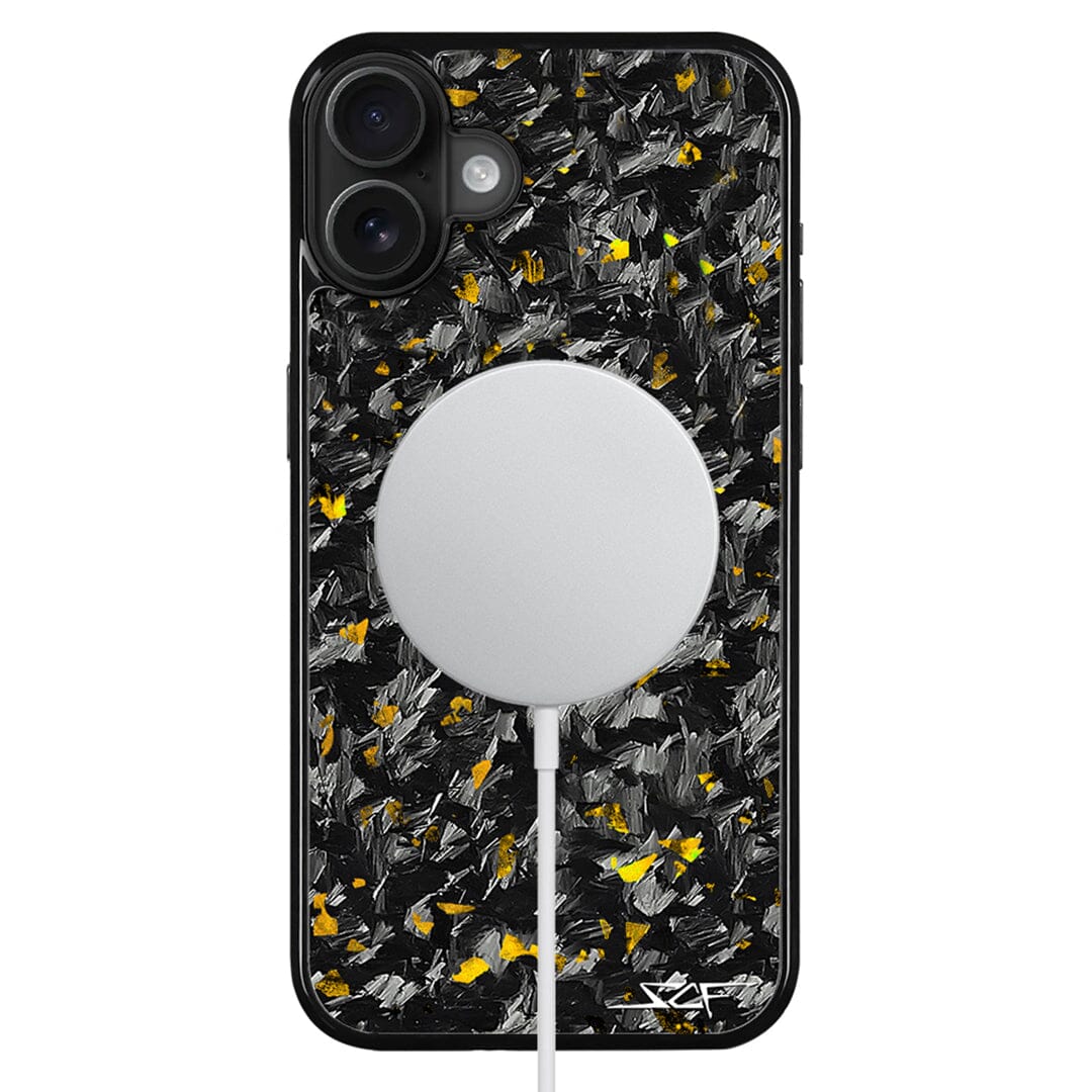 iPhone | Gold Flake Forged Carbon Fiber Case | CLASSIC Series