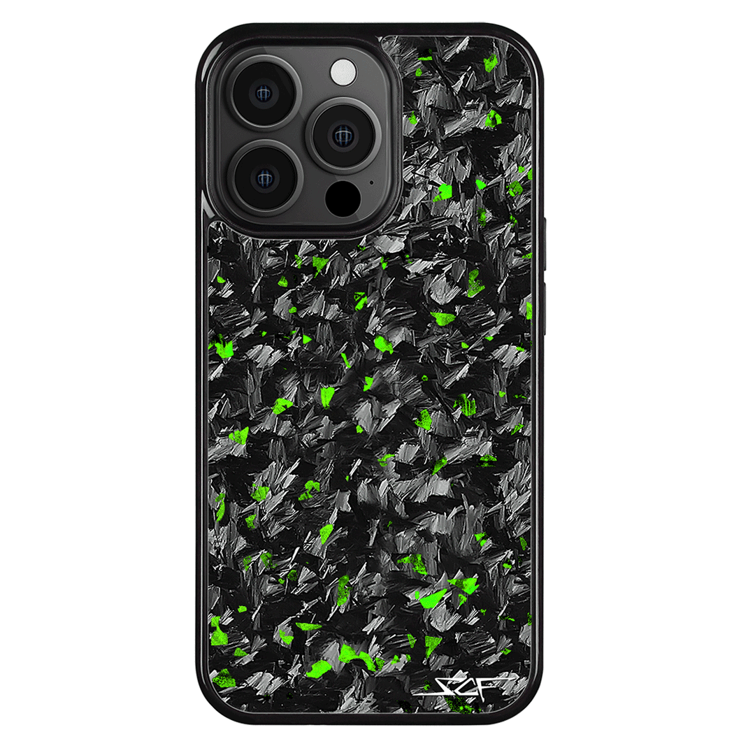 iPhone | Green Flake Forged Carbon Fiber Case | CLASSIC Series