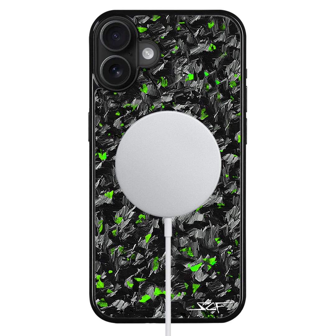 iPhone | Green Flake Forged Carbon Fiber Case | CLASSIC Series