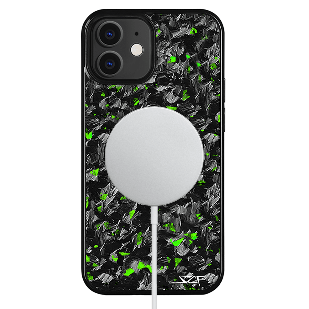 iPhone | Green Flake Forged Carbon Fiber Case | CLASSIC Series