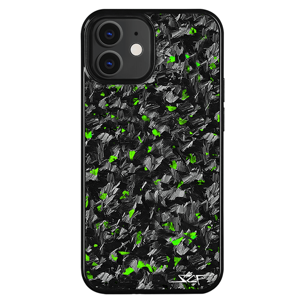 iPhone | Green Flake Forged Carbon Fiber Case | CLASSIC Series