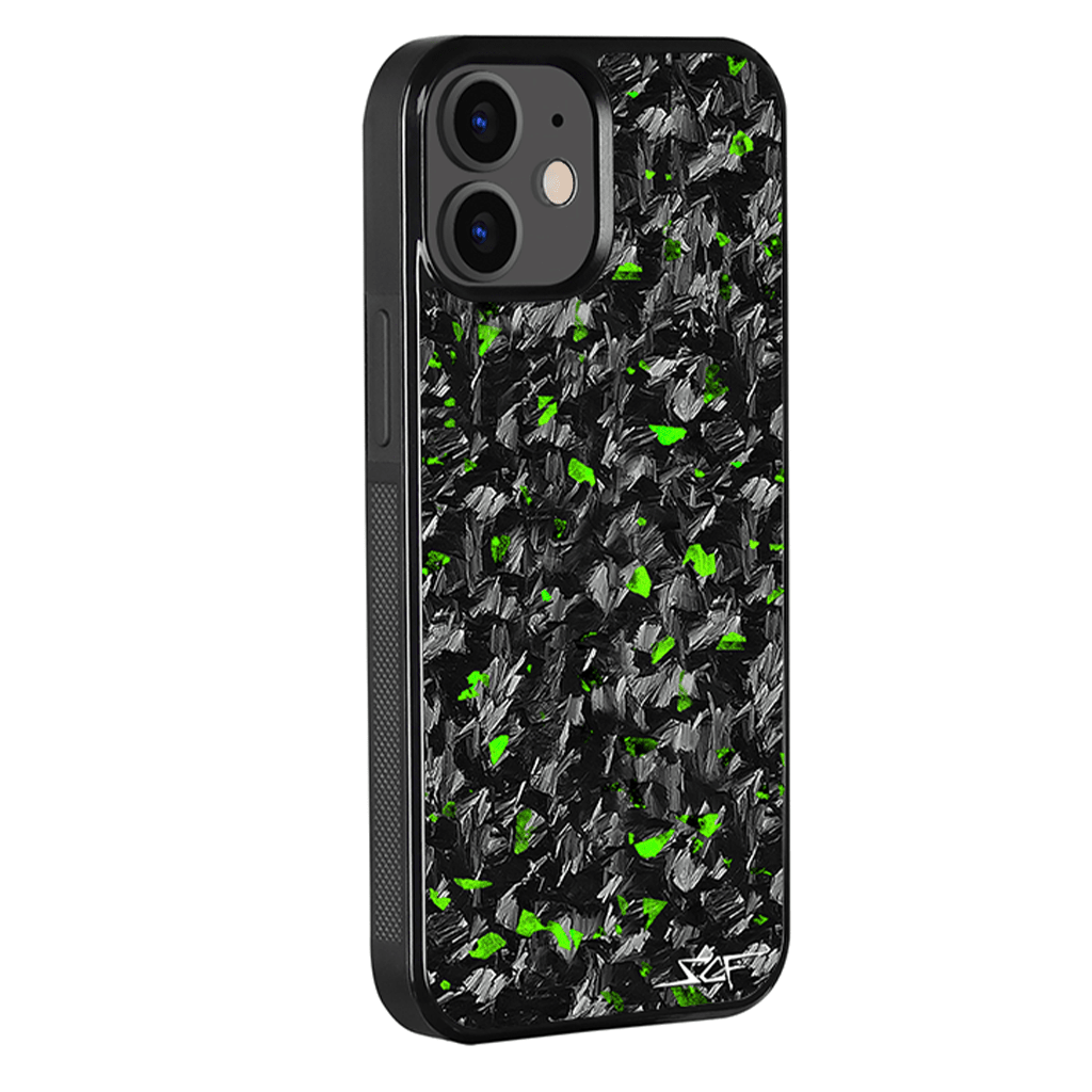 iPhone | Green Flake Forged Carbon Fiber Case | CLASSIC Series