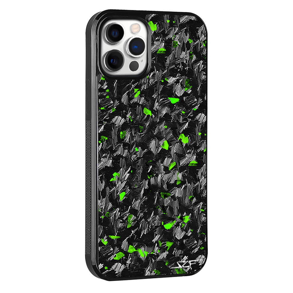 iPhone | Green Flake Forged Carbon Fiber Case | CLASSIC Series