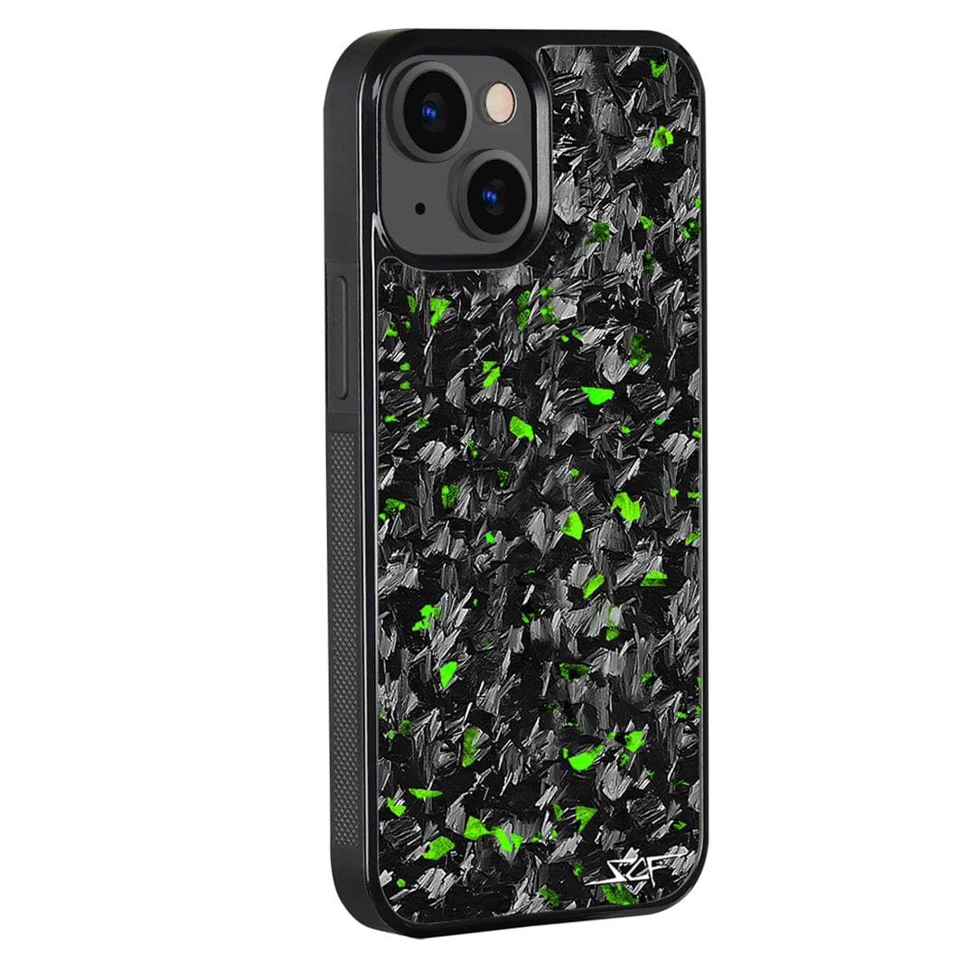 iPhone | Green Flake Forged Carbon Fiber Case | CLASSIC Series