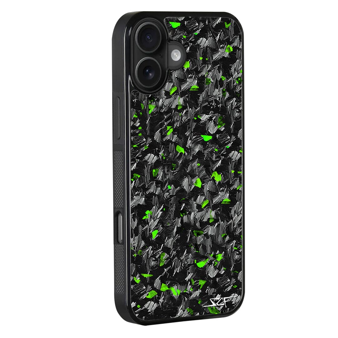 iPhone | Green Flake Forged Carbon Fiber Case | CLASSIC Series