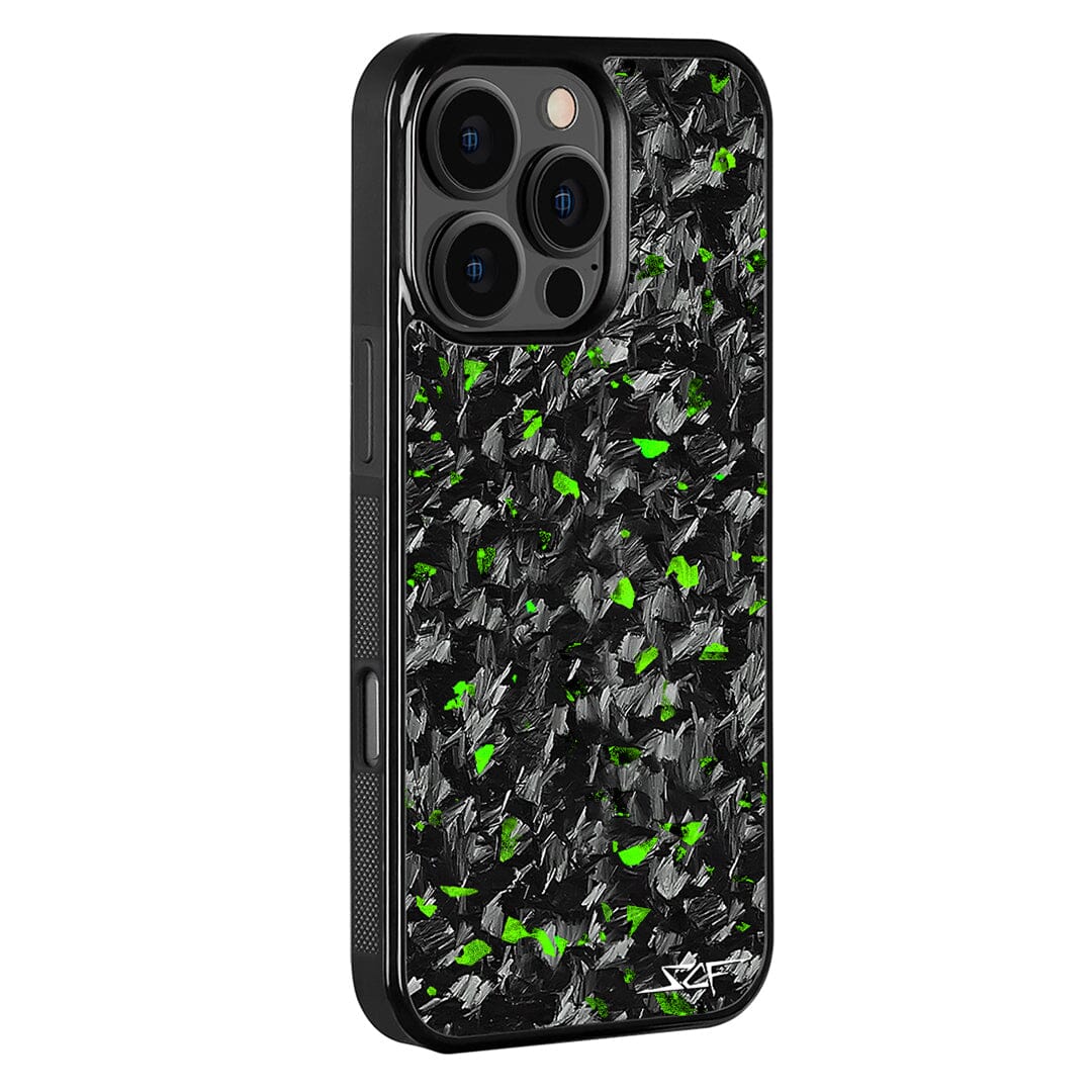iPhone | Green Flake Forged Carbon Fiber Case | CLASSIC Series