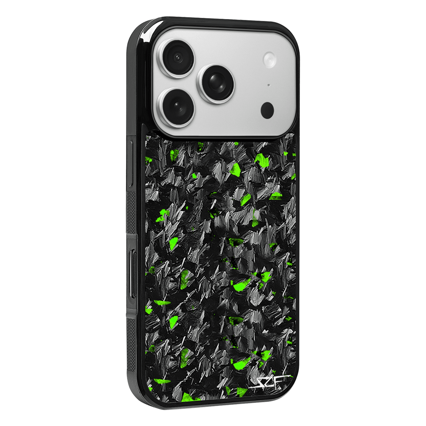 iPhone | Green Flake Forged Carbon Fiber Case | CLASSIC Series