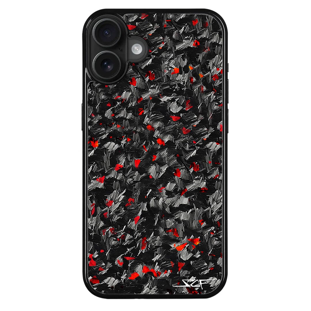 iPhone | Red Flake Forged Carbon Fiber Case | CLASSIC Series