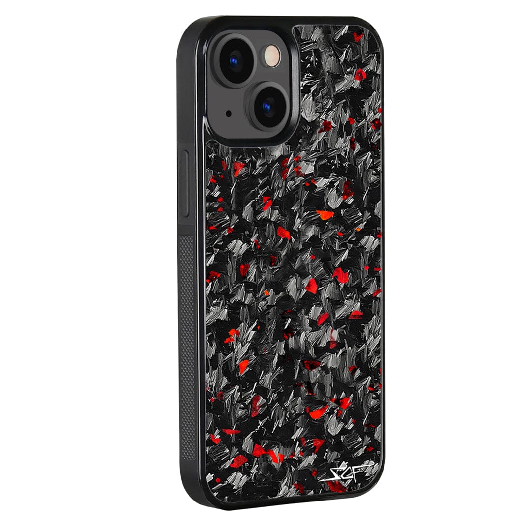 iPhone | Red Flake Forged Carbon Fiber Case | CLASSIC Series
