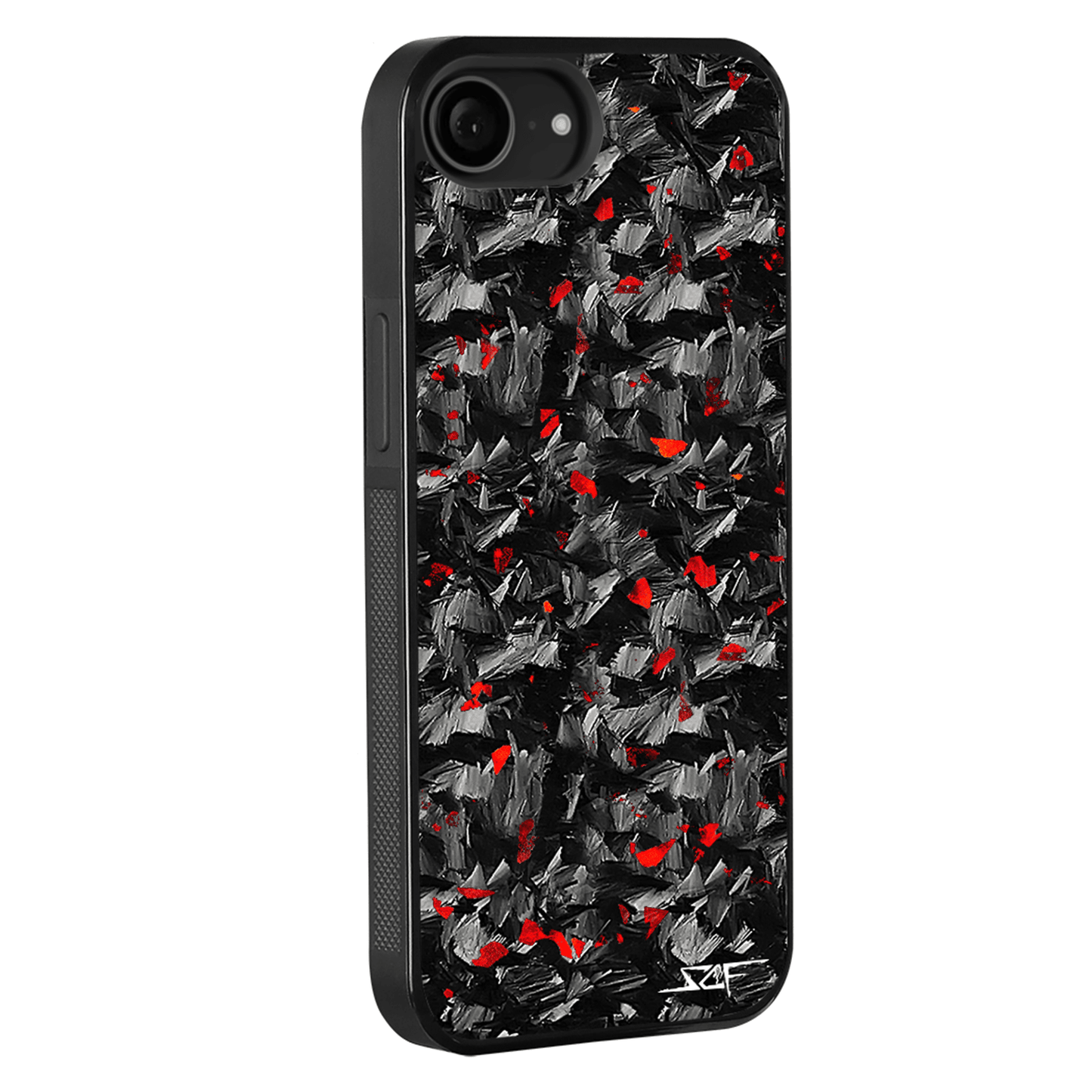 iPhone | Red Flake Forged Carbon Fiber Case | CLASSIC Series