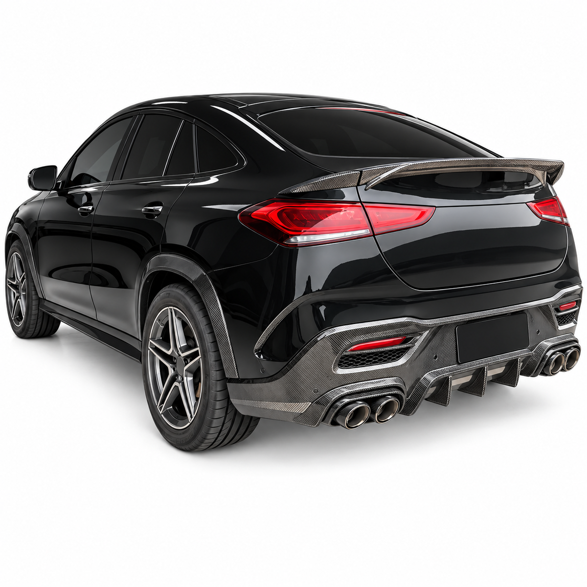 Carbon Fiber Rear Bumper Diffuser for Mercedes Benz W167 C167 GLE350 GLE53 AMG GLE63 AMG Coupe SUV