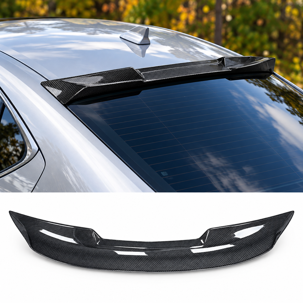 Dry Carbon Fiber Rear Trunk Spoiler for Lexus IS300 IS350 IS500