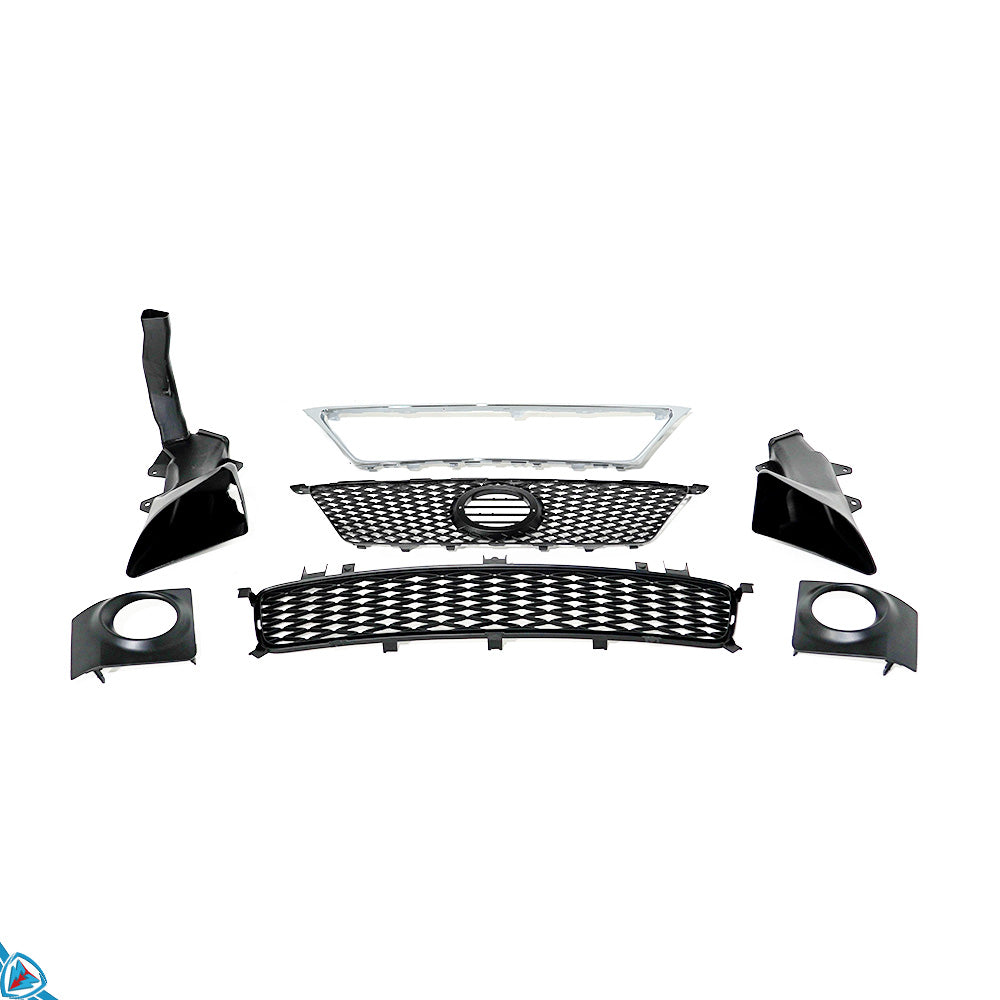 2006-2013 Lexus IS250/IS350 (XE20) ISF Style Polypropylene Front Bumper Conversion Kit | E3Tuning