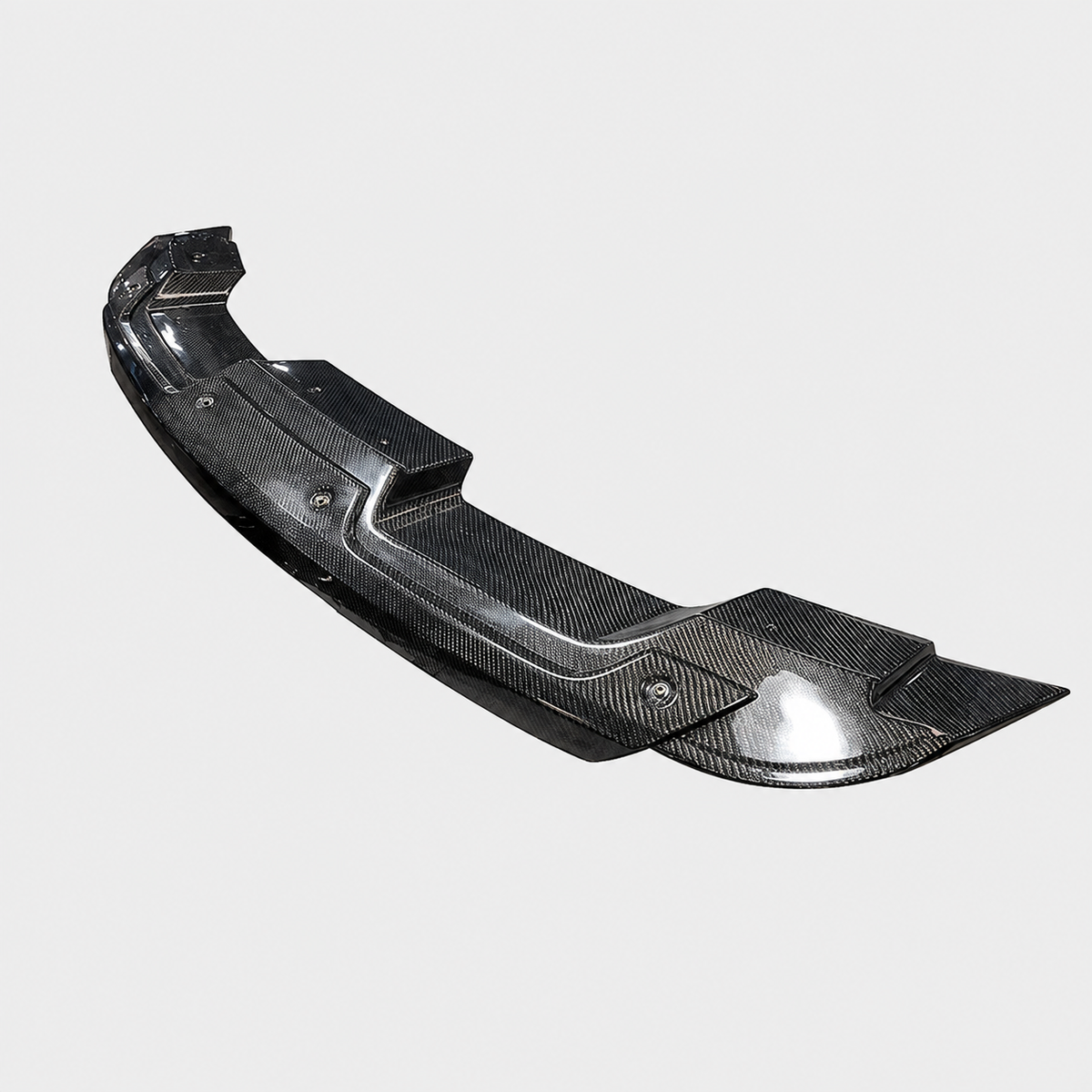 GT500 Style Double Deck Carbon Fiber Rear Trunk Spoiler Wing for Ford Mustang