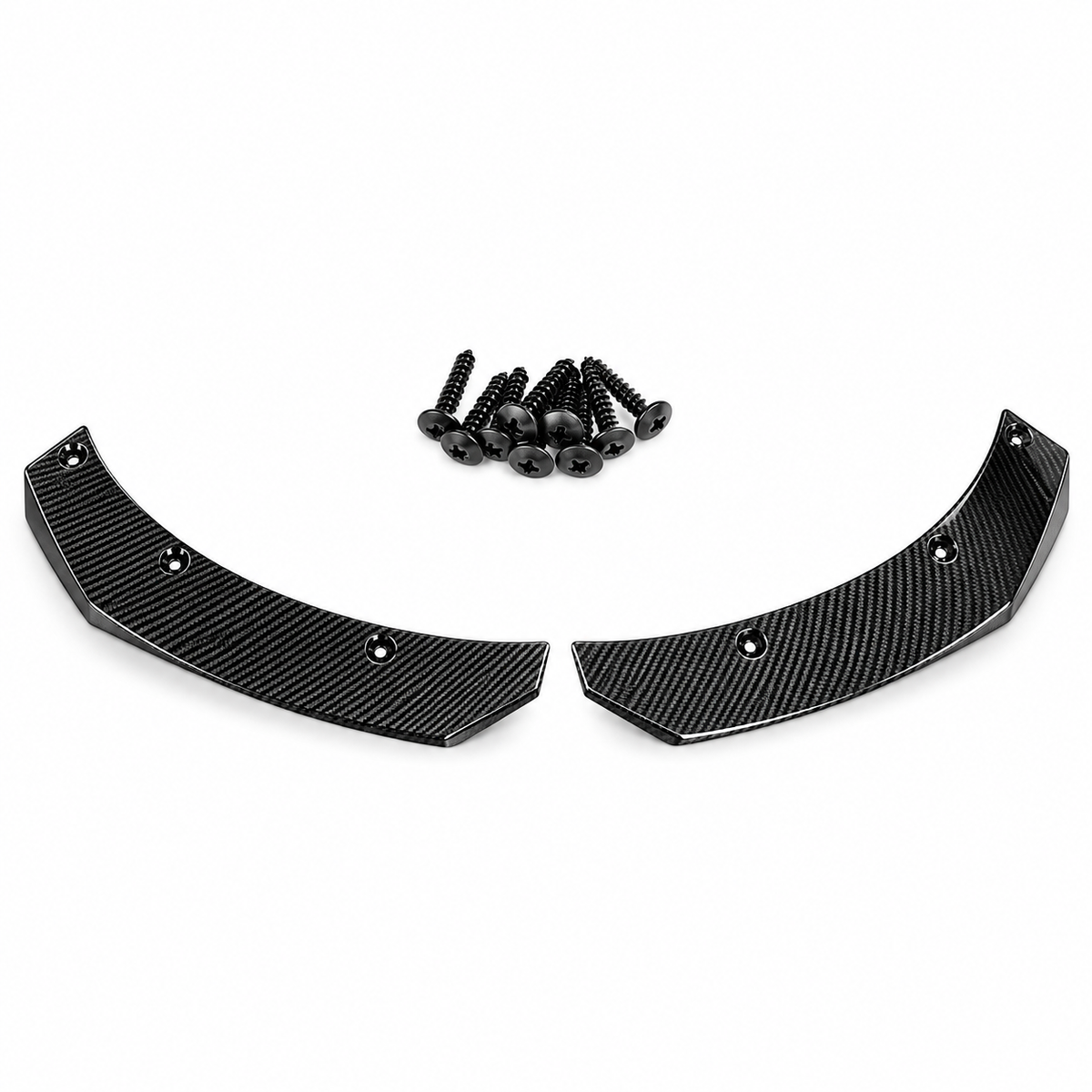 Carbon Fiber Front Bumper Splitter Fins Canards for Mercedes Benz GLA45 AMG