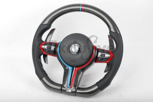 2010-2018 BMW M5 M6 DCT  | F10 F12 F13  Custom Steering Wheel by  Exclusive Steering