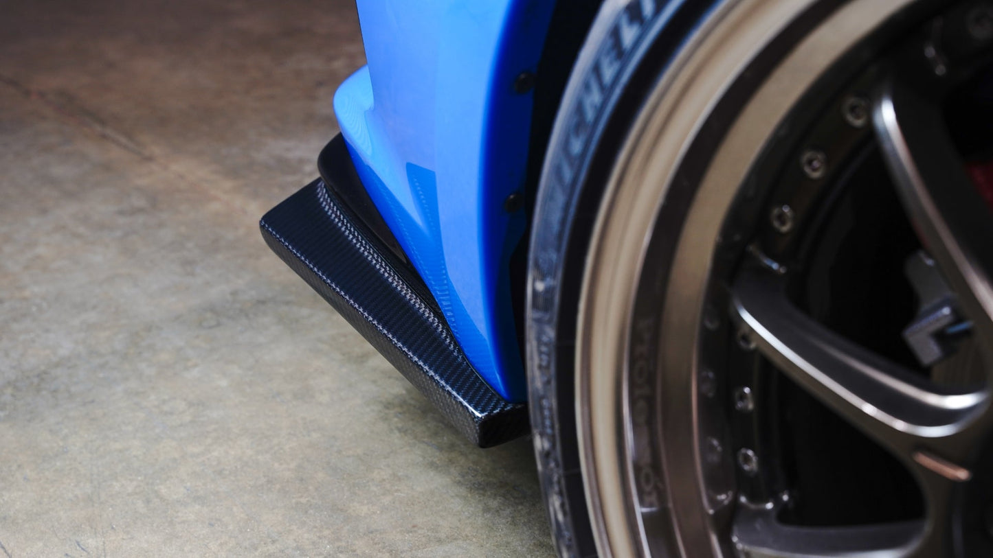 Carbon Fiber Honda FL5 Civic Type R Rear Bumper Skirts 2023 - Current