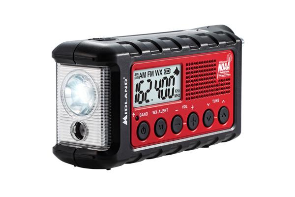 Midland ER310 E+READY Emergency Crank AM/FM/NOAA Weather Radio