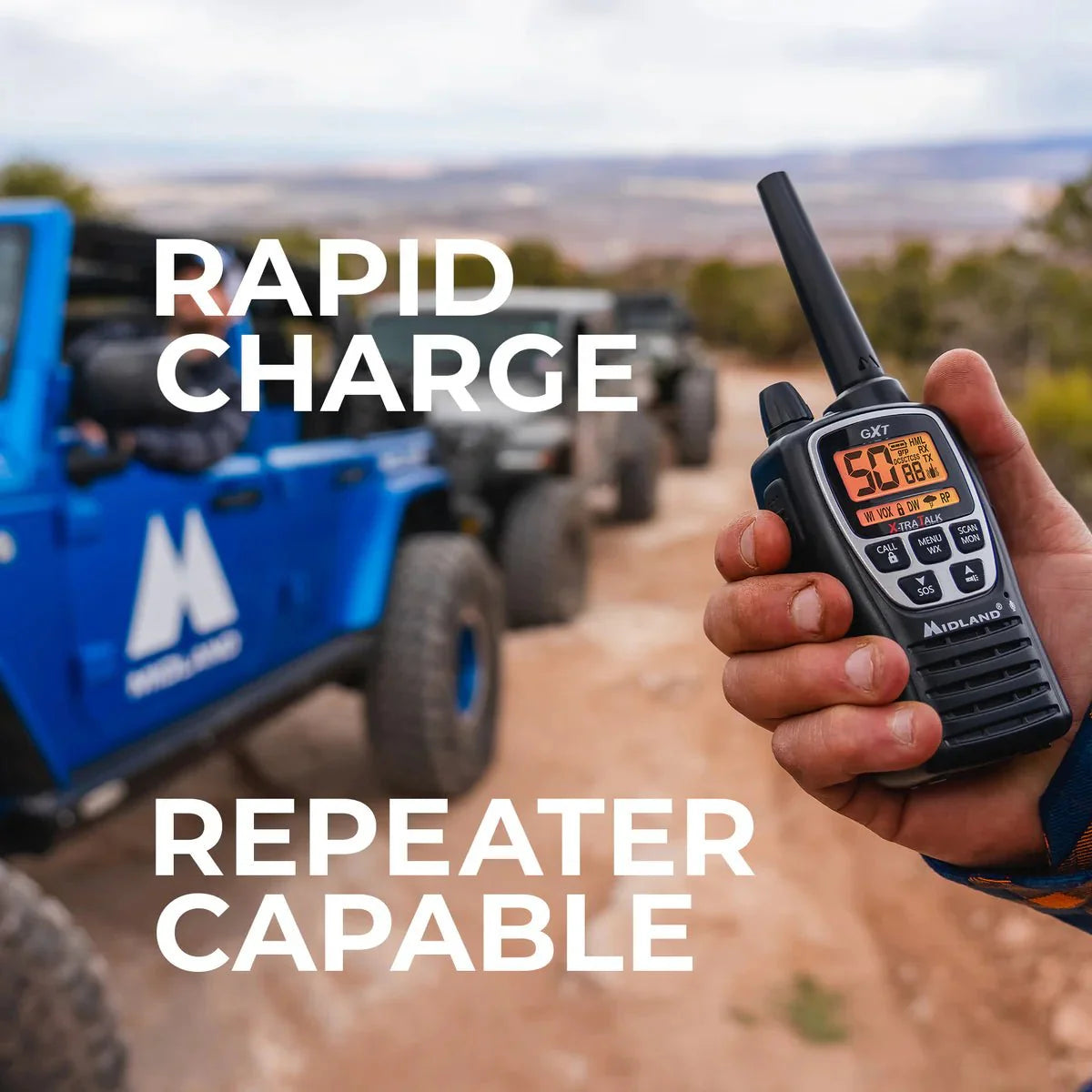 Midland GXT3000 GMRS Two-Way Radio Bundle