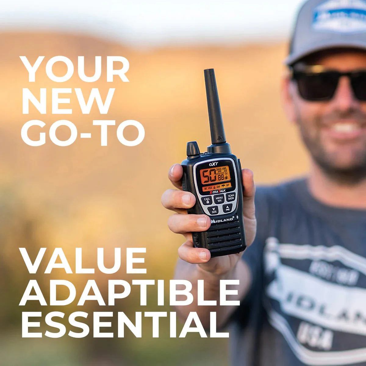 Midland GXT3000 GMRS Two-Way Radio Bundle